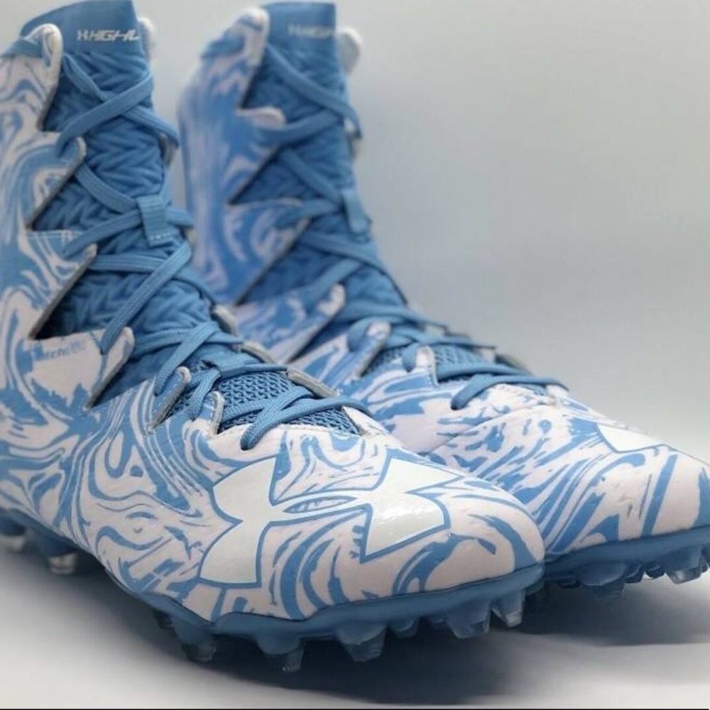 Under Armor Highlight MC LE Baby Blue Cleats